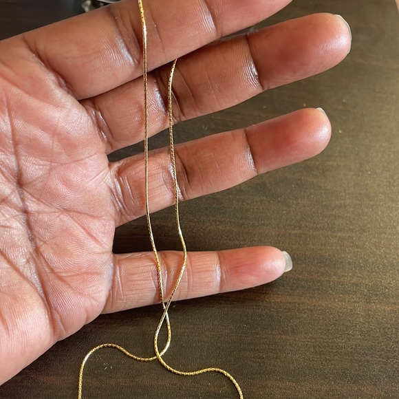 18k gold barrel chain - Picture 3 of 3